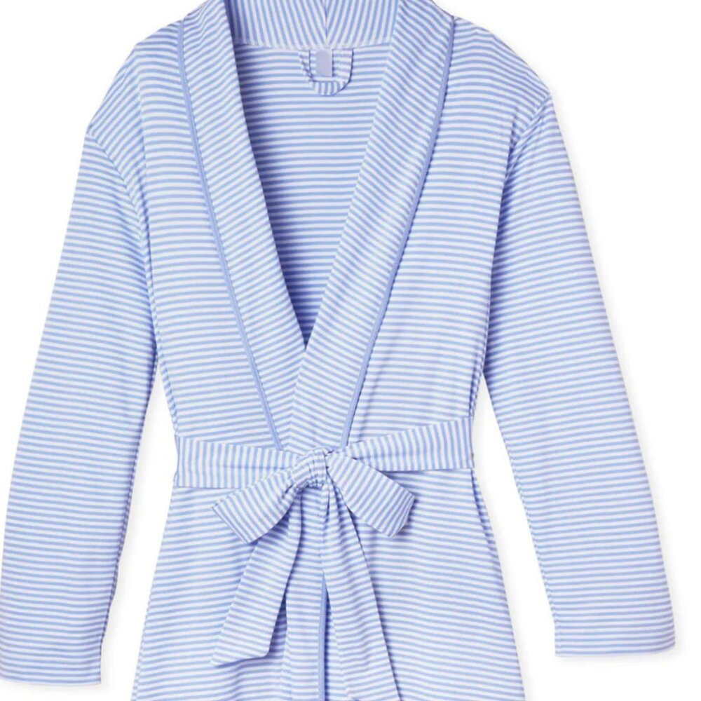 Lake Pajamas Pima Robe in Hydrangea